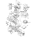 Craftsman 217586754 engine assembly type no. 640-23b diagram