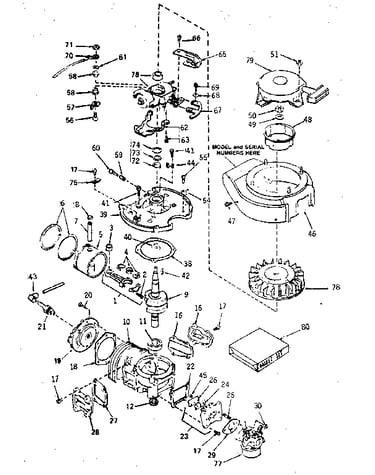 Engine assembly type no. 640-23b