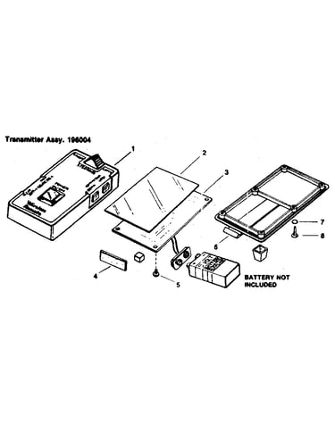 Transmitter assy. 196004