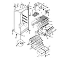 Kenmore 2538385701 cabinet parts diagram