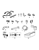 Ice maker installation parts