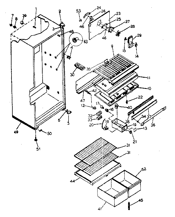 Cabinet parts