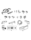 Ice maker installation parts