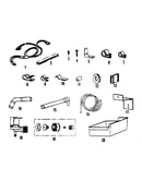 Ice maker installation parts