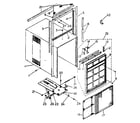 Kenmore 2538771060 cabinet and front panel parts diagram