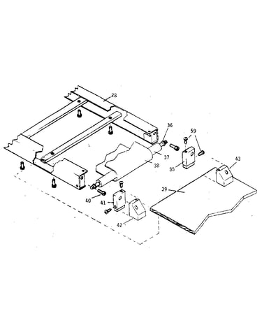 Rear roller assembly