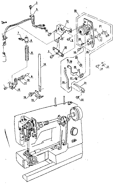 Thread tension assembly