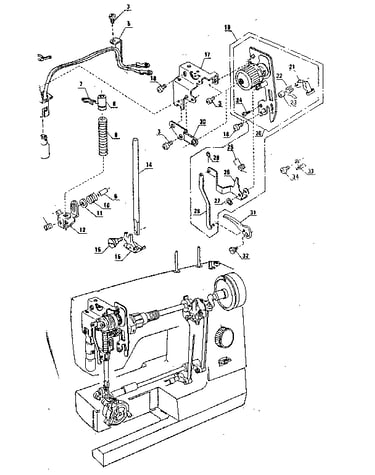 Thread tension assembly