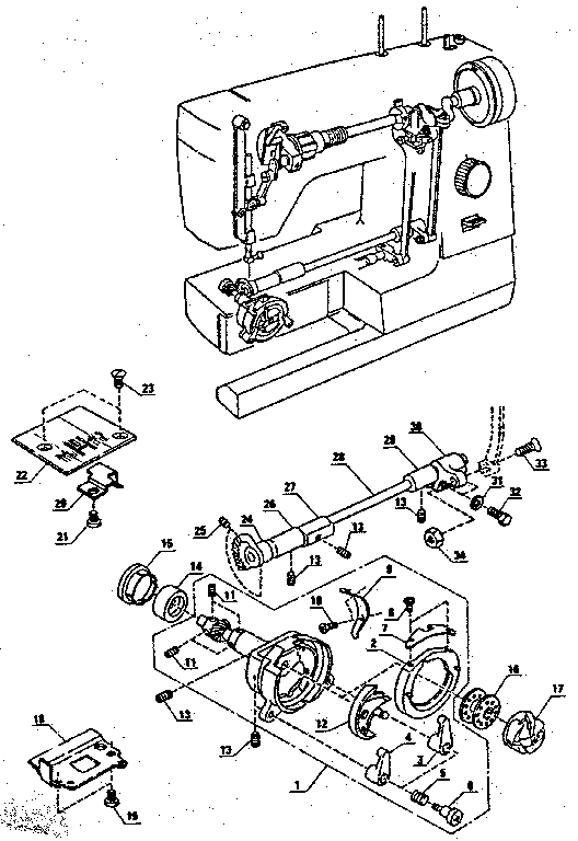 Shuttle race assembly