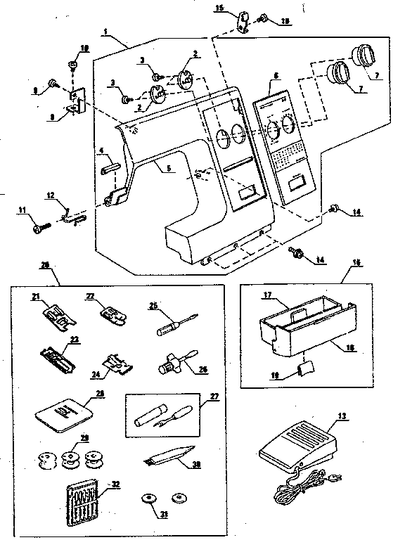 Attachment parts