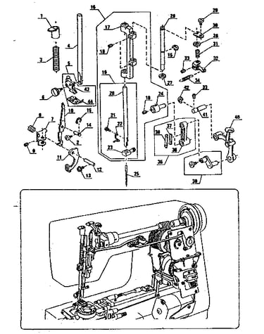 Presser bar assembly