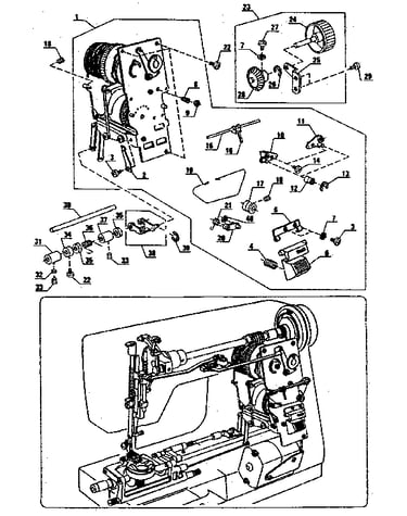 Geared cam assembly