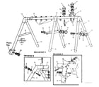 Sears 512720662 a-frame assembly diagram