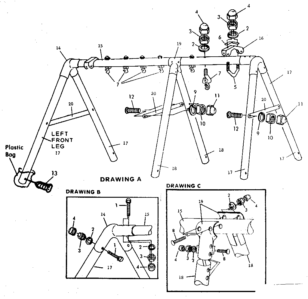 A-frame assembly