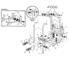 Sears 512720662 lawn swing hanger assembly diagram