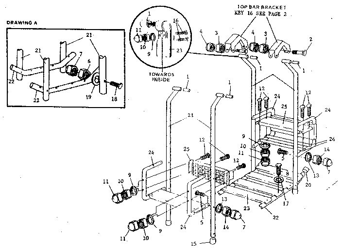 Lawn swing hanger assembly