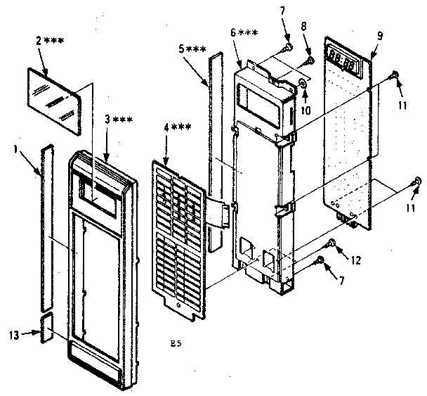 Control panel parts