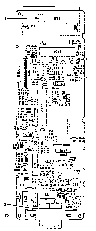 POWER AND CONTROL CIRCUIT BOARD (13707)