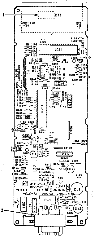 POWER AND CONTROL CIRCUIT BOARD 13707