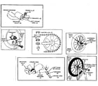 Sears 512875351 crank and wheel assembly diagram