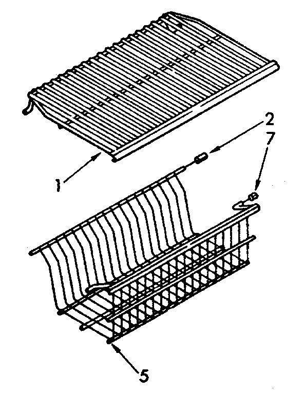 Shelf and basket parts