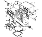 Kenmore 5668714480 cabinet parts diagram