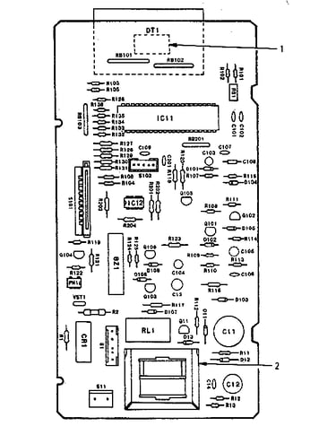 Power and control circuit board (part 13705)