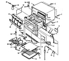 Kenmore 5668724980 cabinet parts diagram