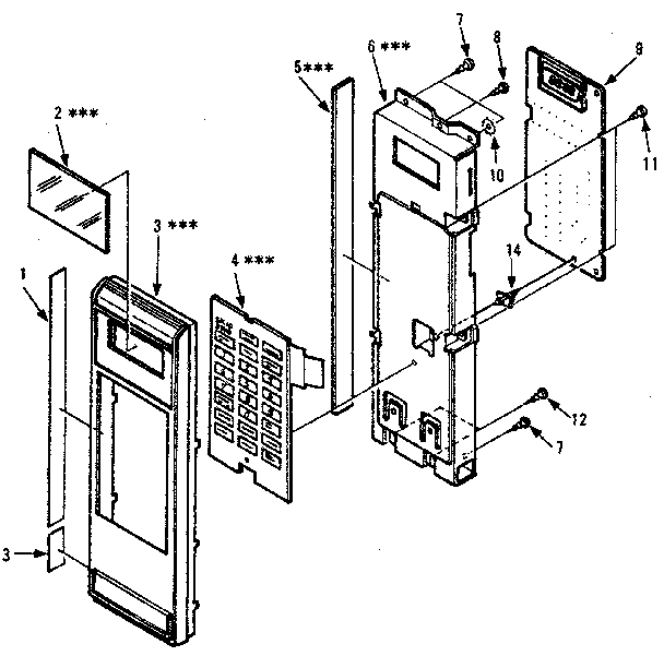 Control panel parts