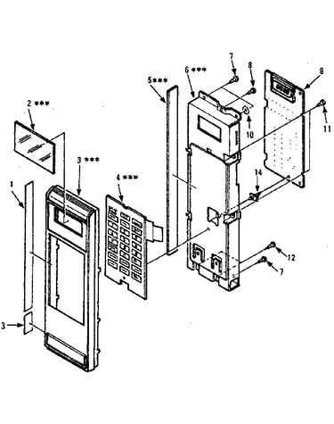 Control panel parts