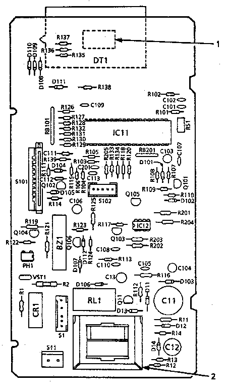 Power and control circuit board part 14175