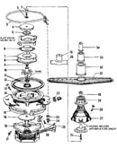 Motor, heater, and spray arm details