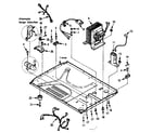 Kenmore 5668734480 microwave parts diagram