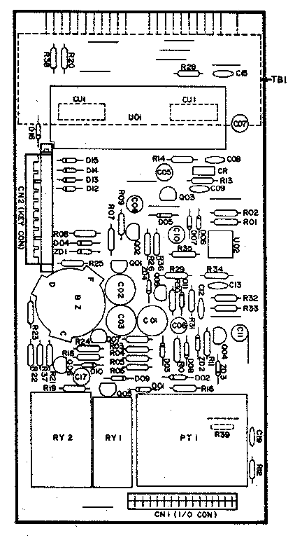 Power and control circuit board (part 2q10124q)
