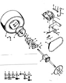 Transmission and rear wheel