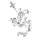 Craftsman 917255415 steering and front axle diagram