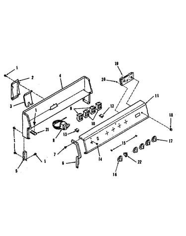 Backguard section