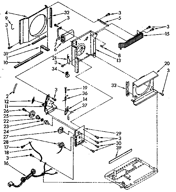 Air flow and control parts