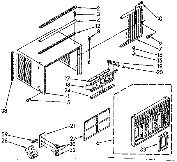 Cabinet parts