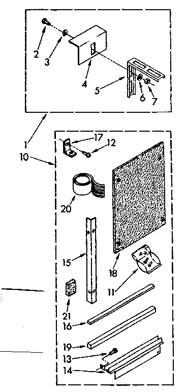 Accessory kit parts