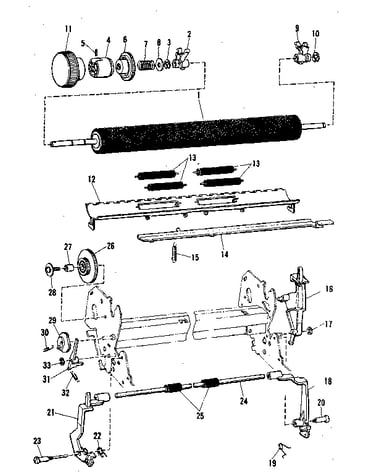 Platen mechanism
