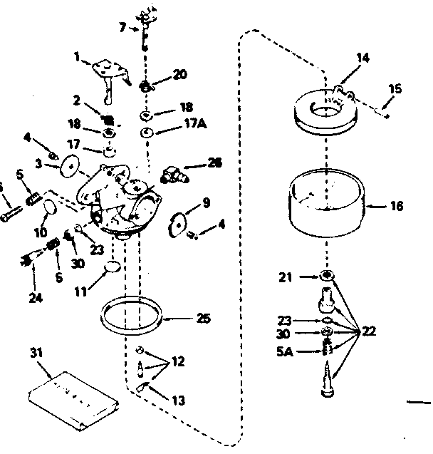 Carburetor no. 632399