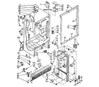 Kenmore 1068572432 cabinet parts diagram