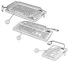 Compaq SLT/286 fig. 6-5. keyboards and optional numeric keypads diagram