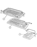 Fig. 6-5. keyboards and optional numeric keypads
