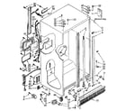 Kenmore 1068585780 cabinet parts diagram
