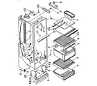 Kenmore 1068585710 refrigerator liner parts diagram