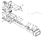 Kenmore 1068585710 freezer interior parts diagram