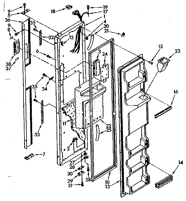 FREEZER DOOR PARTS