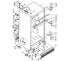 Kenmore 1068678830 cabinet parts diagram